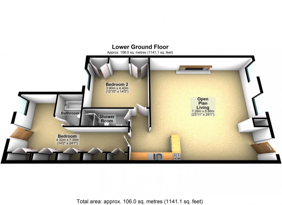 Floorplan for Heene Terrace, Worthing