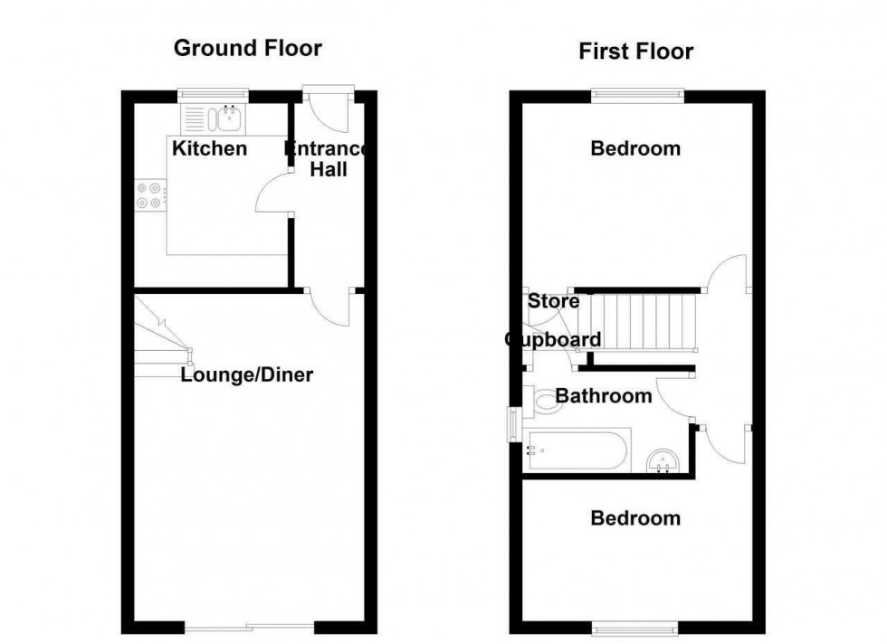 Floorplan for Astoria Drive,Stafford
