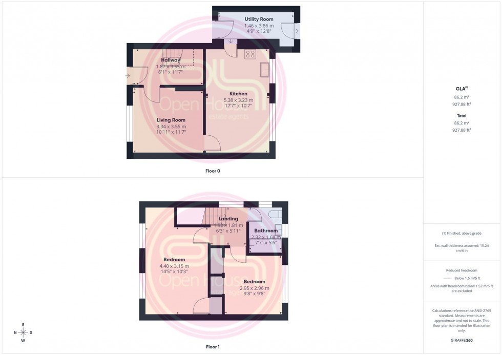 Floorplan for Hawfield Lane, Burton-On-Trent