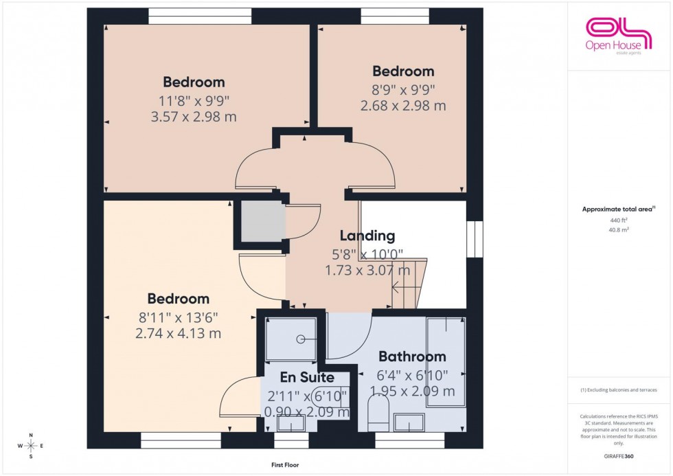 Floorplan for Andrus Way, Stafford