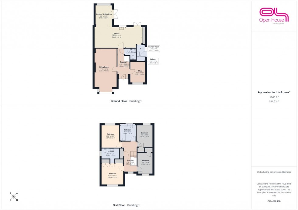 Floorplan for Grange Court, Hixon, Stafford