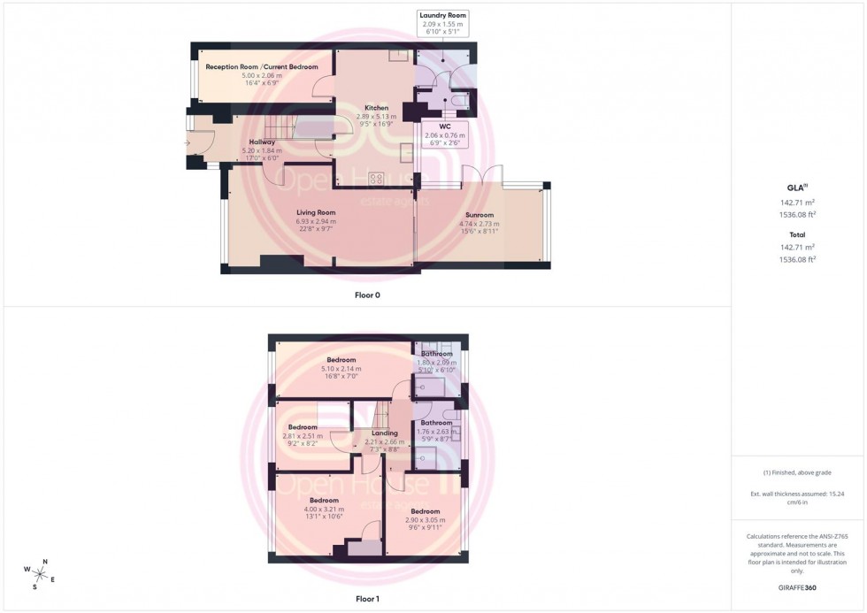 Floorplan for Newton Leys, Burton-On-Trent