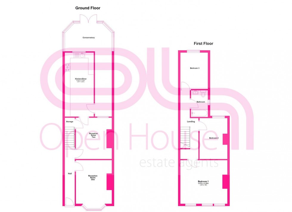 Floorplan for Alkington Road, Whitchurch