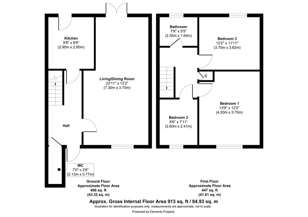 Floorplan for Bannockburn Way, Billingham