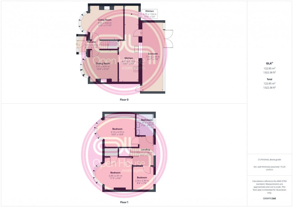 Floorplan for Lichfield Road, Barton Under Needwood, Burton-On-Trent