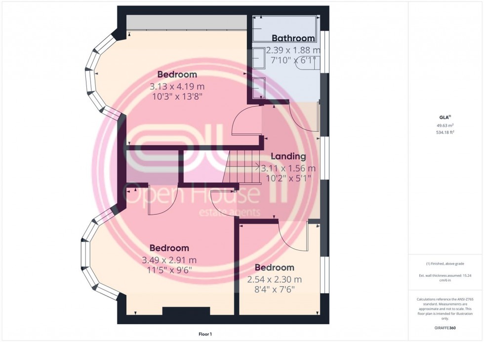 Floorplan for Lichfield Road, Barton Under Needwood, Burton-On-Trent