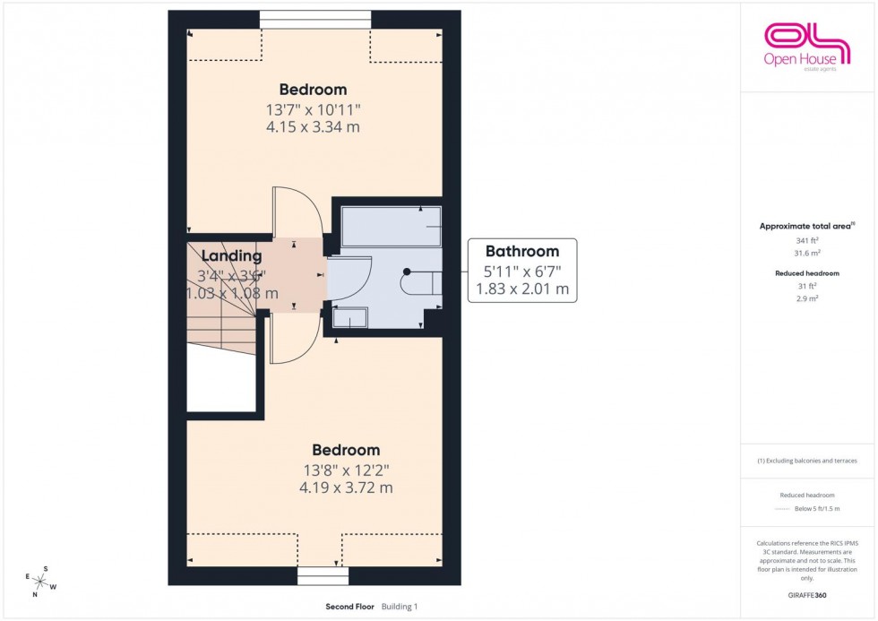 Floorplan for Avondale Circle, Stafford