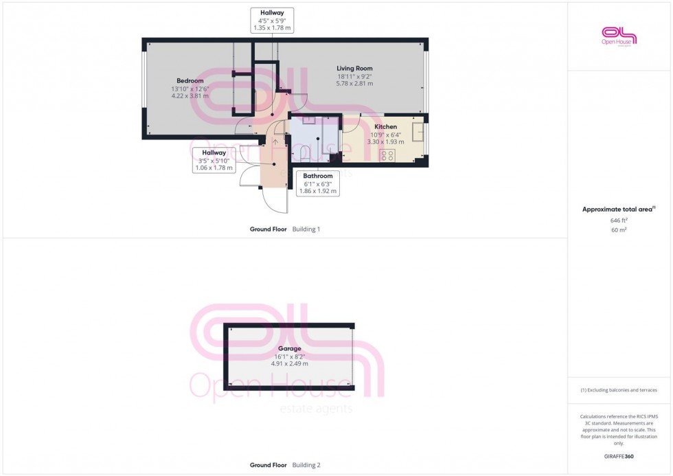 Floorplan for Sutton Avenue, Peacehaven