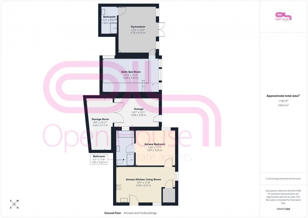 Floorplan for Chene Road, Peacehaven