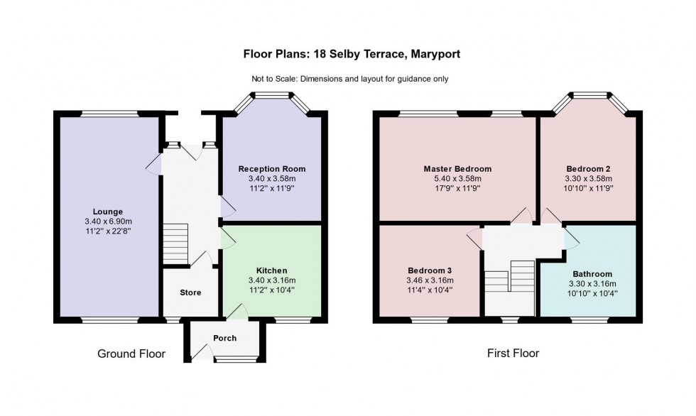 Floorplan for Selby Terrace, Maryport