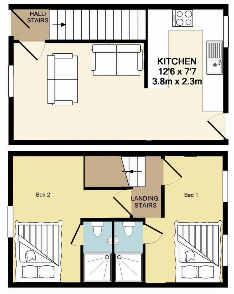 Floorplan for Southey Street, Nottingham