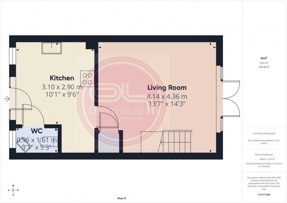 Floorplan for Hope Way, Church Gresley, Swadlincote
