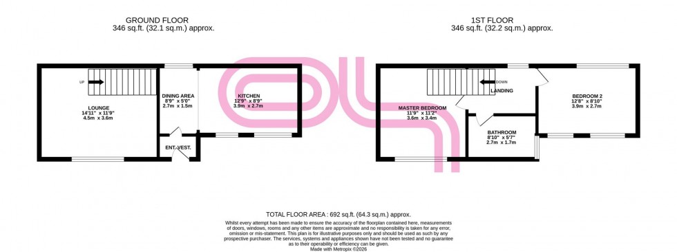 Floorplan for West Street, Shelf, Halifax
