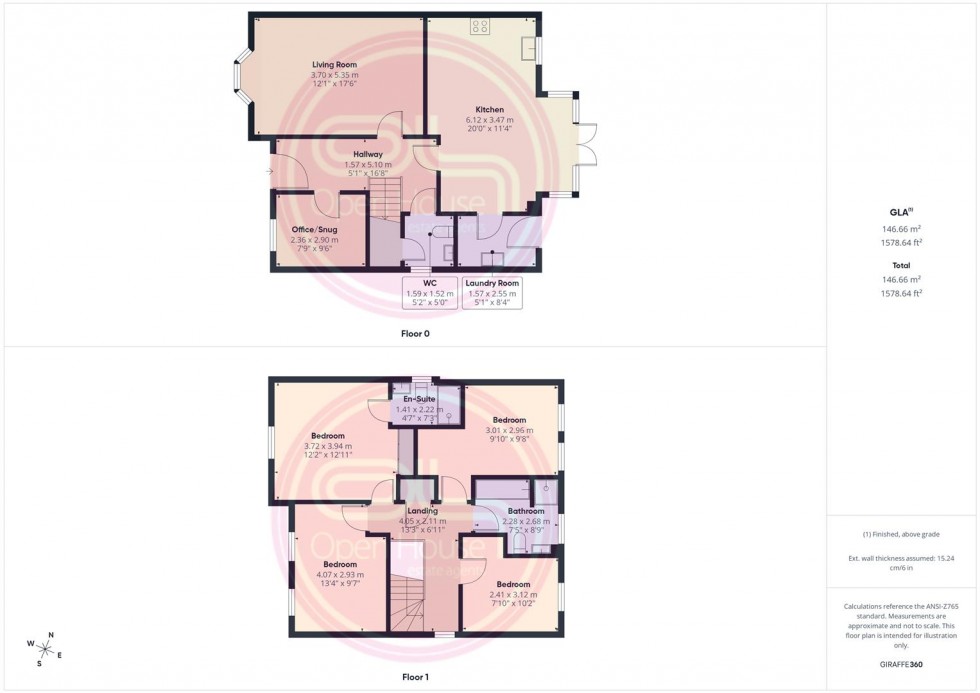 Floorplan for Marley Way, Drakelow, Burton-On-Trent