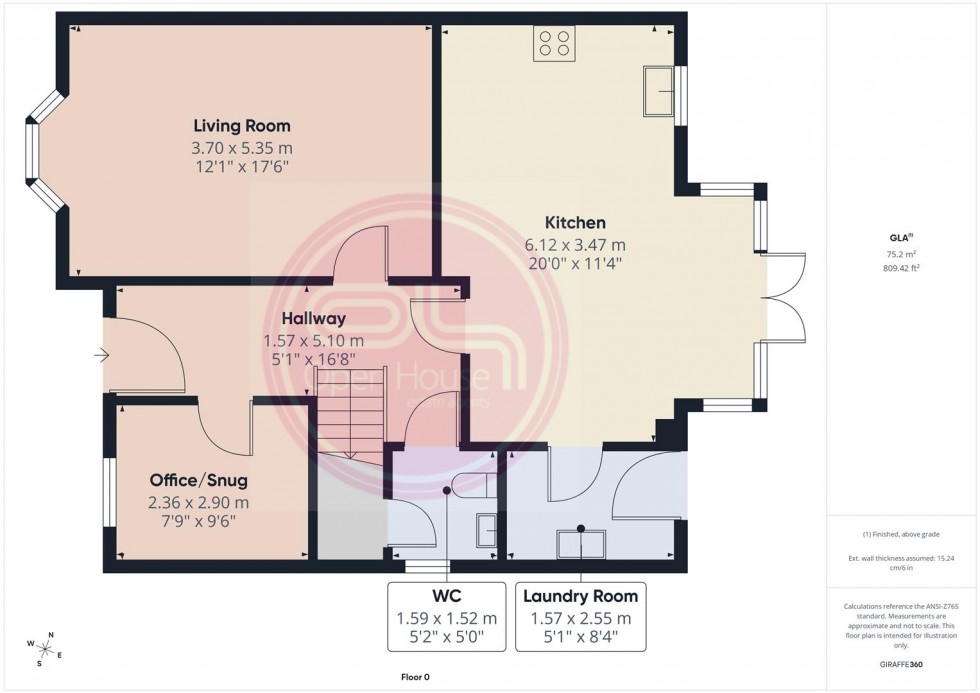 Floorplan for Marley Way, Drakelow, Burton-On-Trent