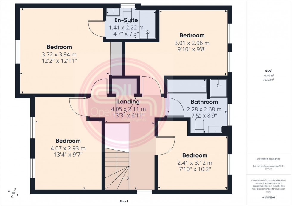 Floorplan for Marley Way, Drakelow, Burton-On-Trent