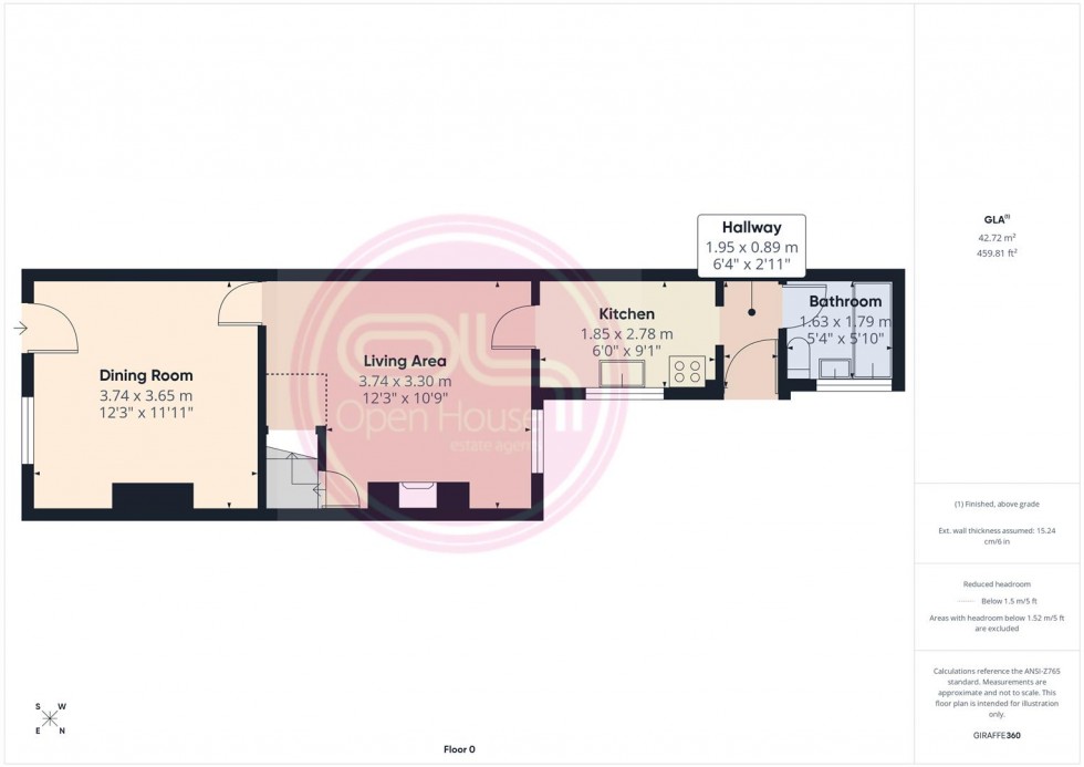 Floorplan for Uxbridge Street, Burton-On-Trent