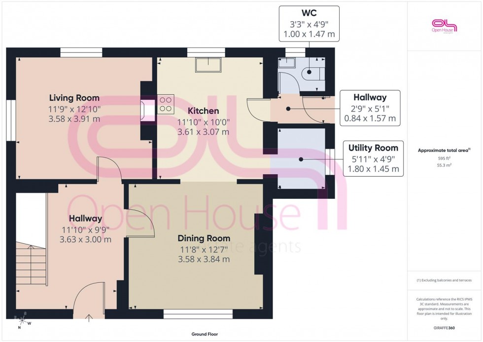 Floorplan for Norton Road, Norton, Seaford