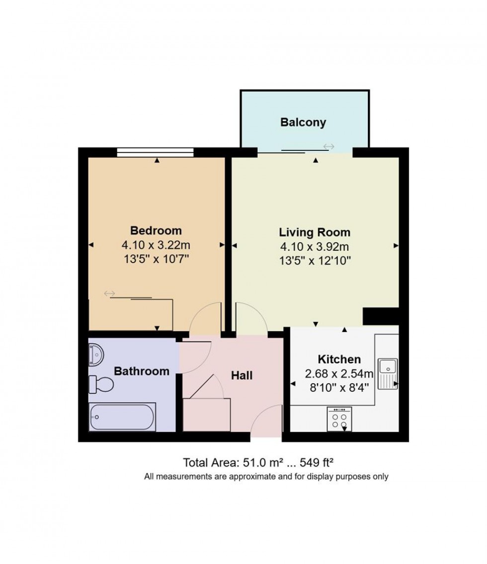 Floorplan for Barge Walk, London