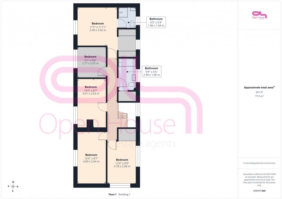 Floorplan for Telscombe Road, Peacehaven
