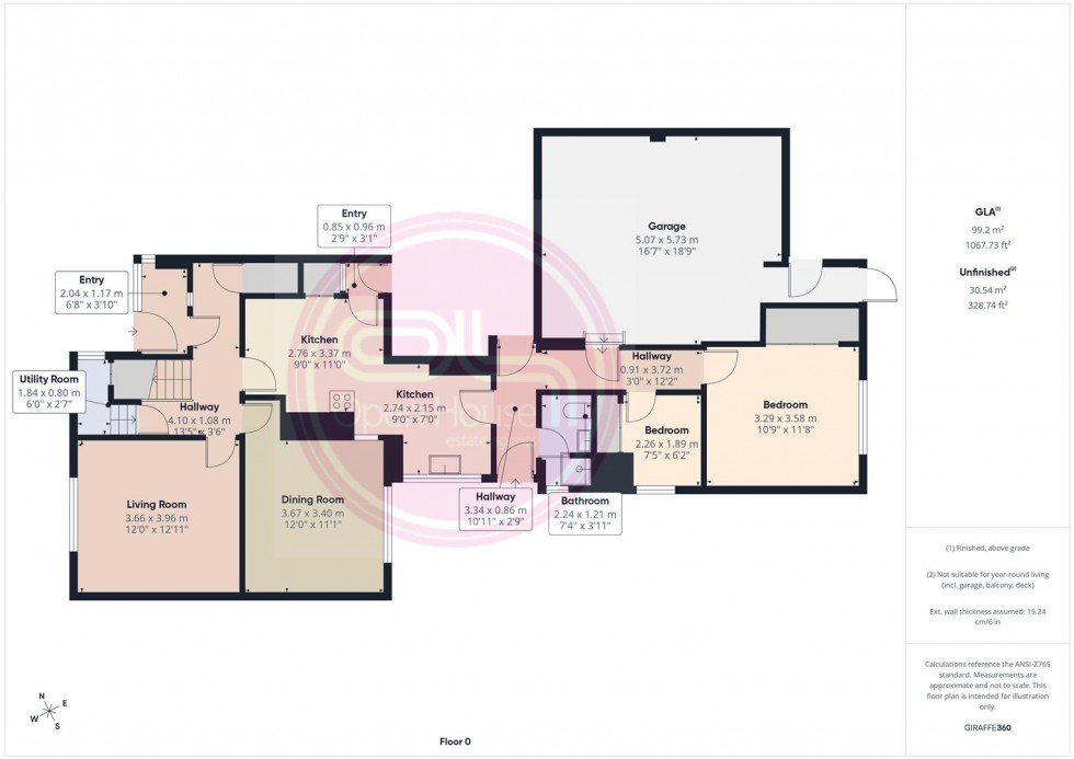 Floorplan for Midway Road, Midway, Swadlincote