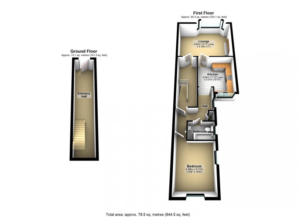 Floorplan for Selden Road, Worthing