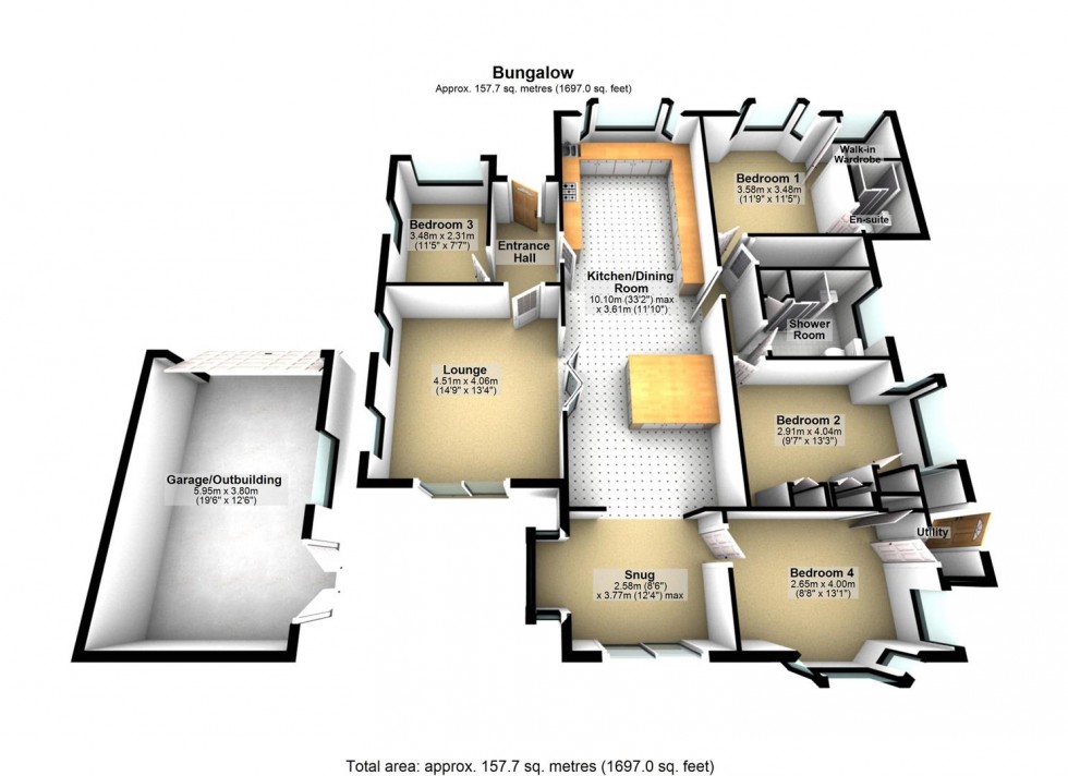 Floorplan for West Avenue, Worthing