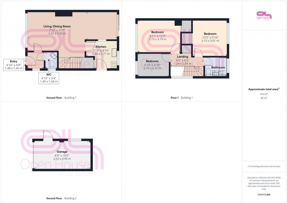 Floorplan for Phyllis Avenue, Peacehaven