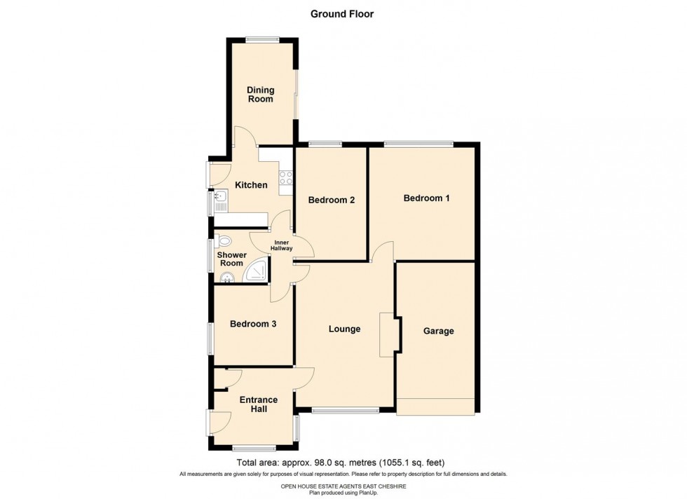 Floorplan for Bideford Road, Penketh, Warrington