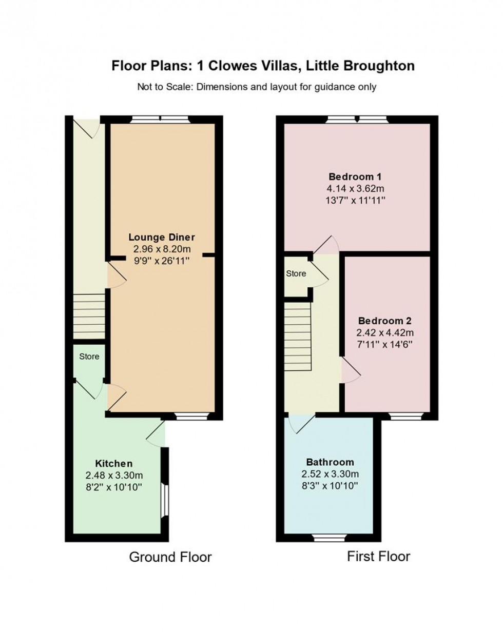 Floorplan for Little Broughton, Cockermouth