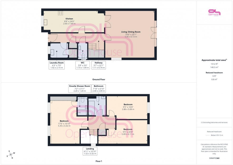 Floorplan for Bramber Avenue, Peacehaven