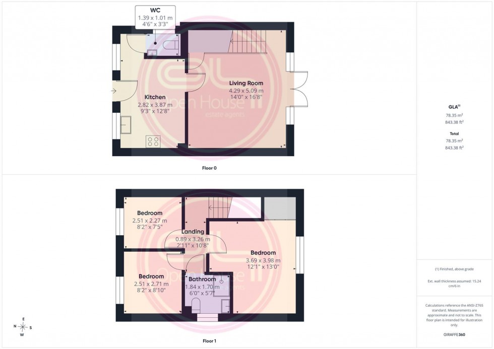 Floorplan for Henhurst Ridge, Burton-On-Trent