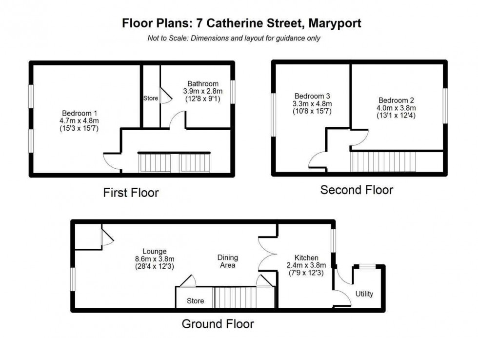 Floorplan for Catherine Street,,Maryport