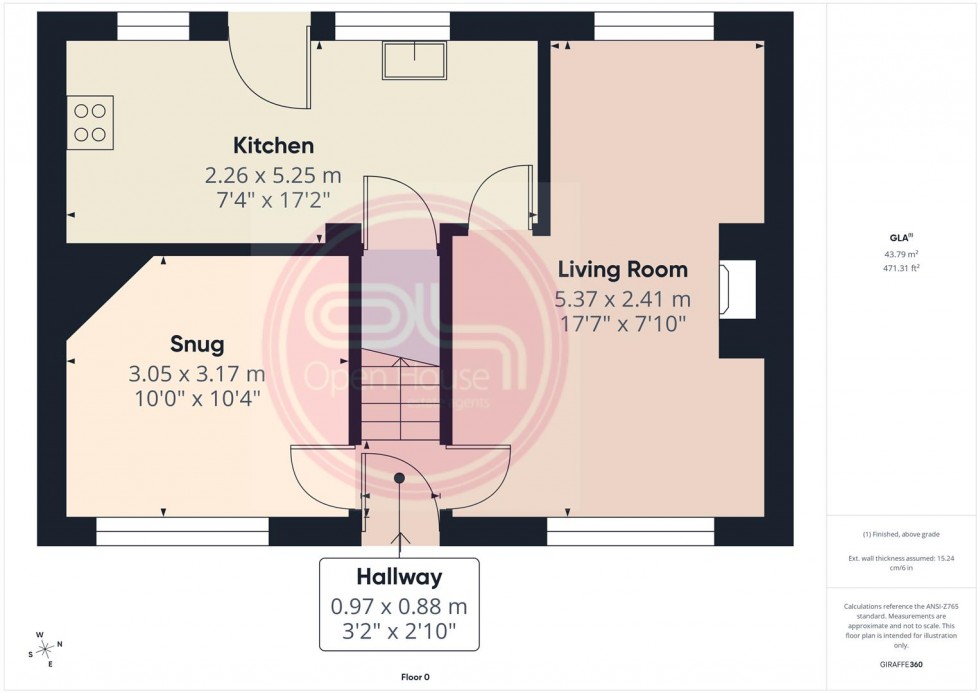 Floorplan for Somerset Road, Burton-On-Trent