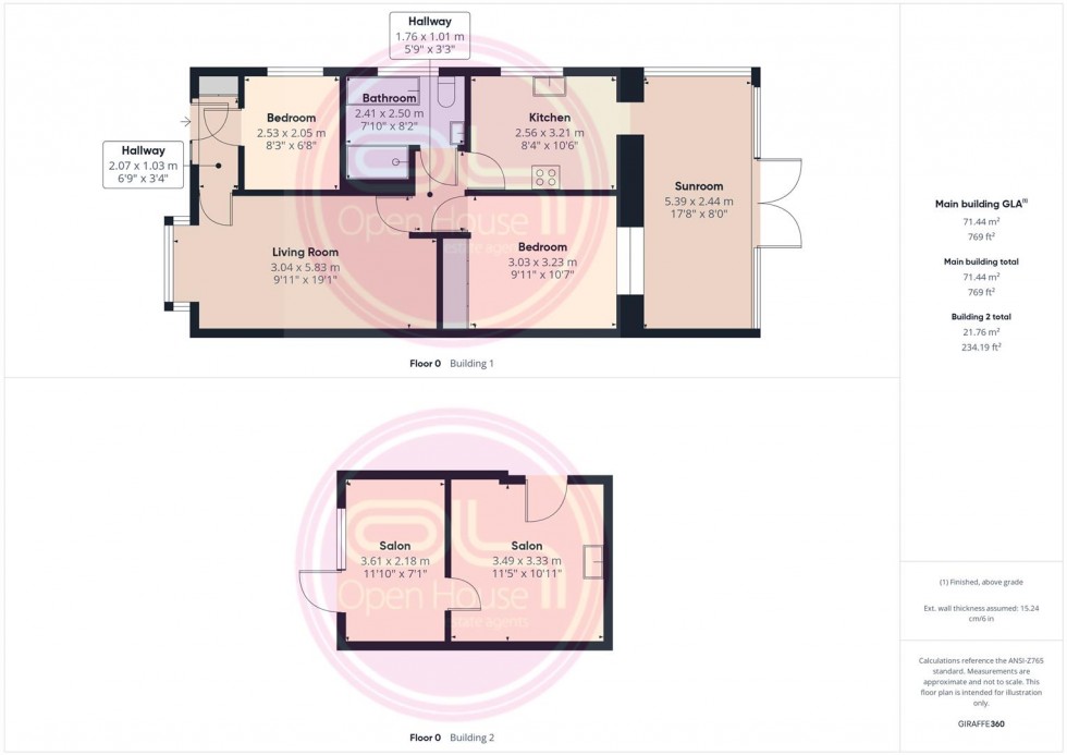 Floorplan for The Grange, Burton-On-Trent