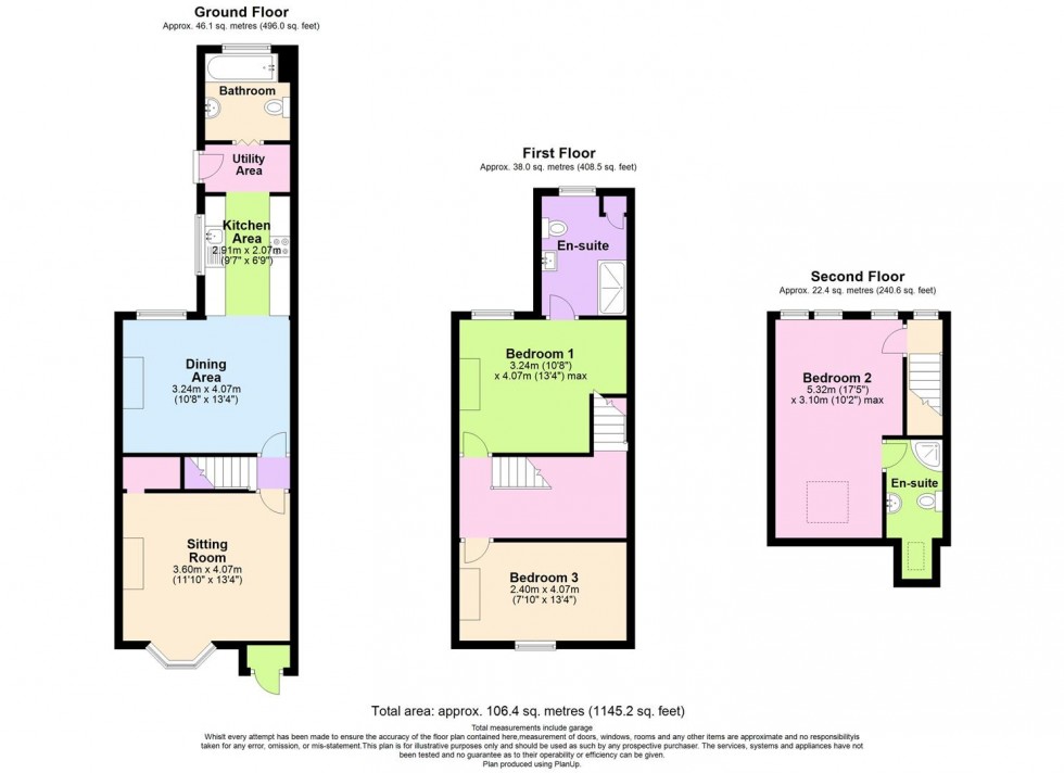 Floorplan for Barrington Road, Horsham