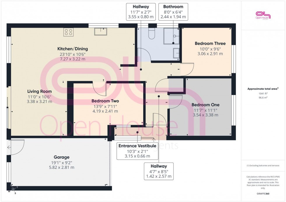 Floorplan for Keymer Avenue, Peacehaven