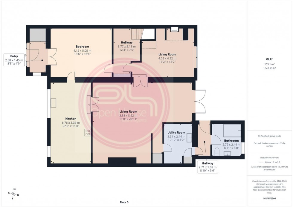 Floorplan for Alma Road, Newhall, Swadlincote