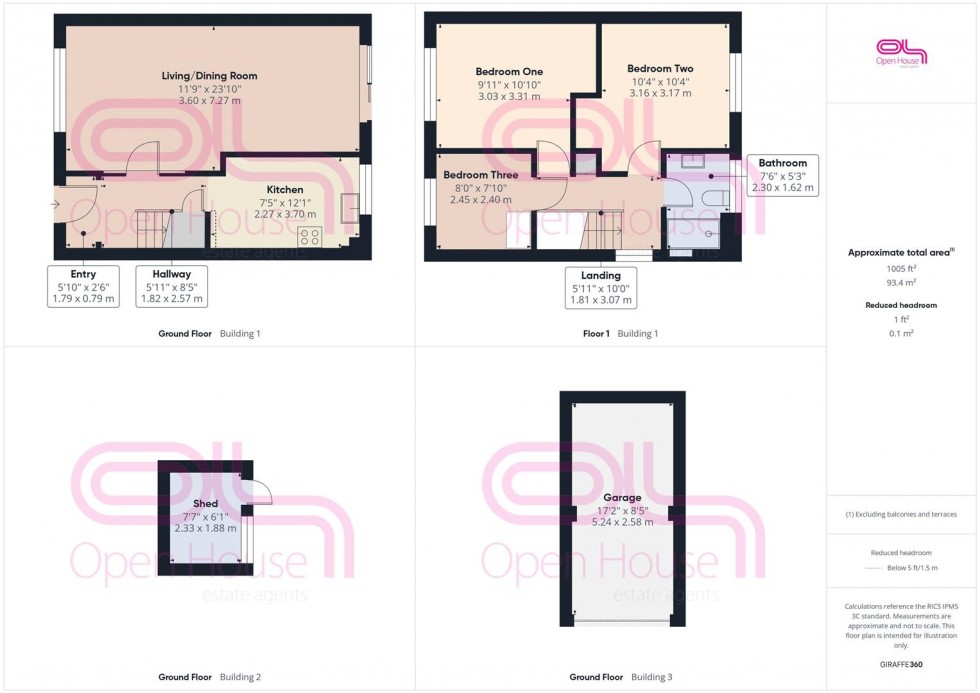 Floorplan for Coney Furlong, Peacehaven