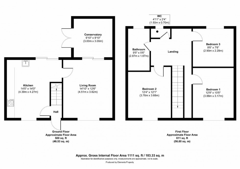 Floorplan for Laird Road, Hartlepool