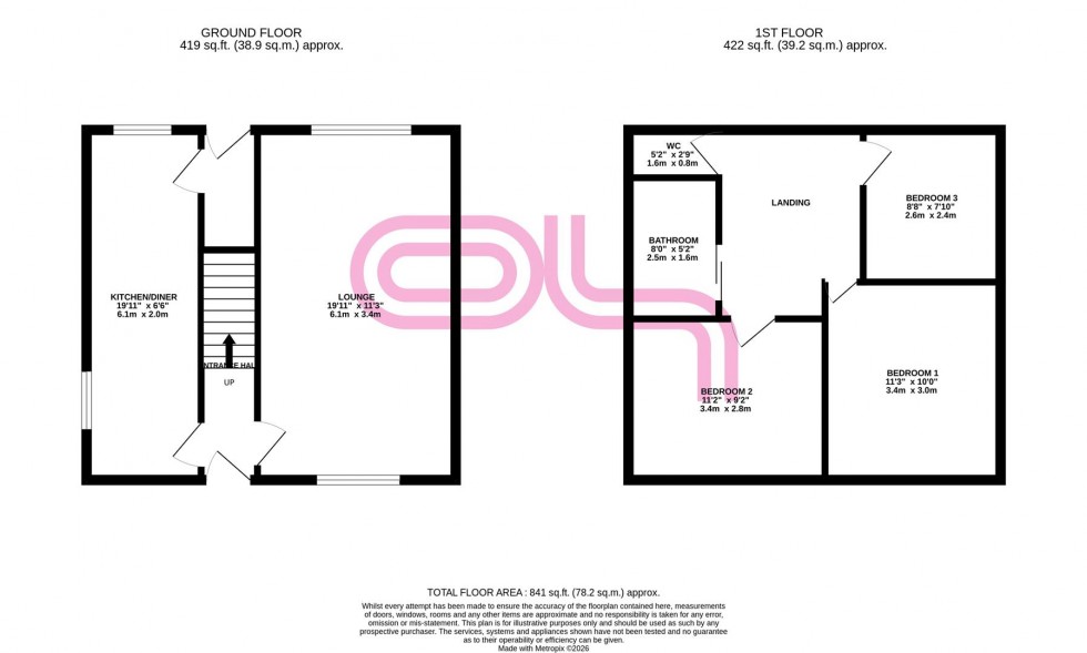 Floorplan for Weyhill Drive, Allerton, Bradford