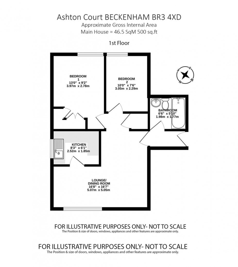 Floorplan for Hayne Road, Beckenham