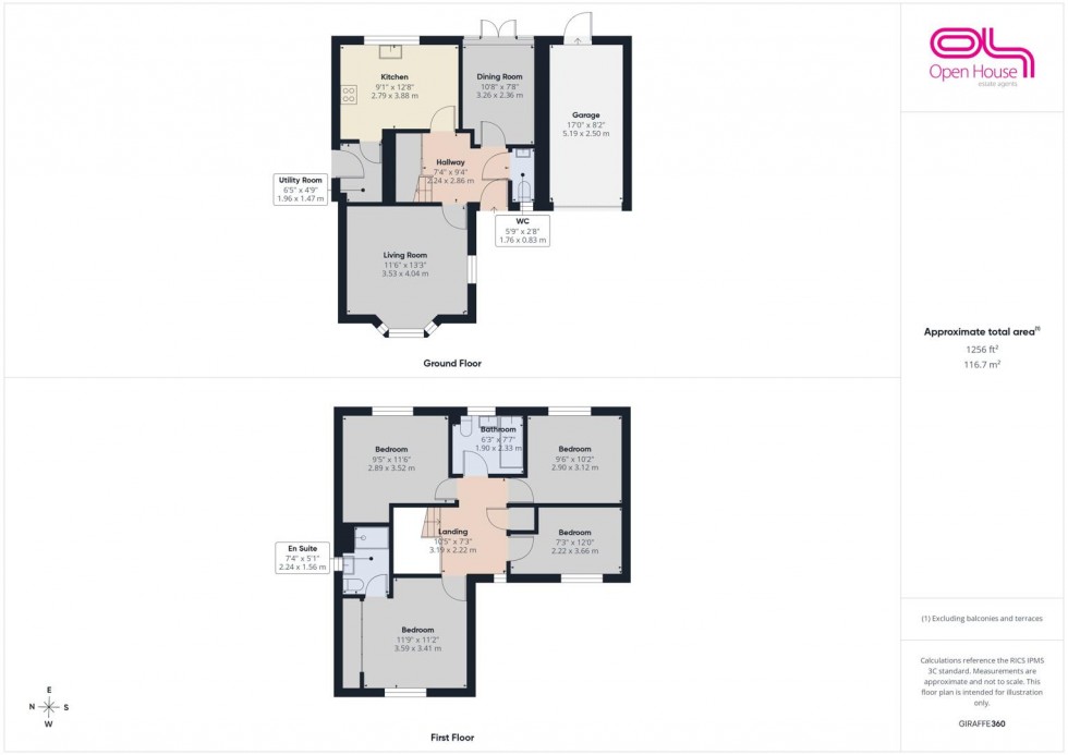 Floorplan for Petersfield Way, Weston