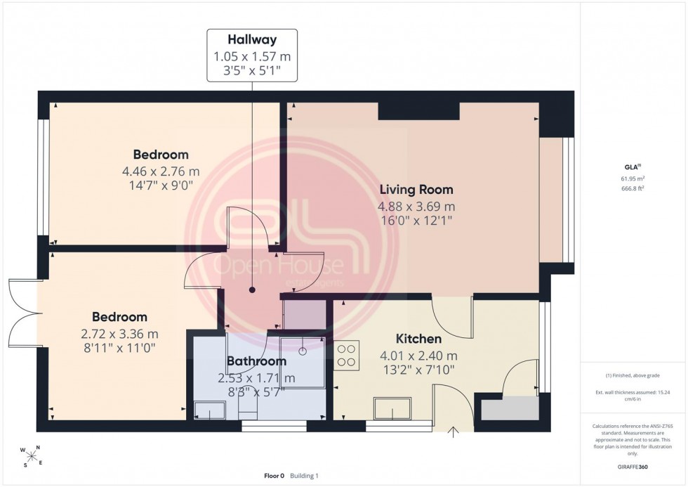 Floorplan for Allison Avenue, Swadlincote