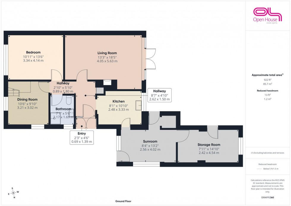Floorplan for Greenways, Penkridge, Stafford