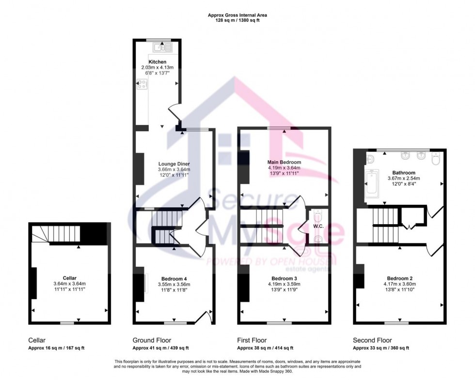 Floorplan for Commercial Road, Grantham