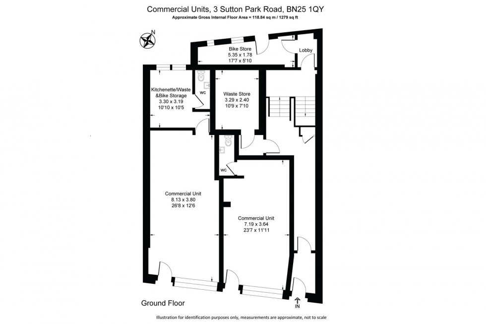 Floorplan for Sutton Park Road, Seaford