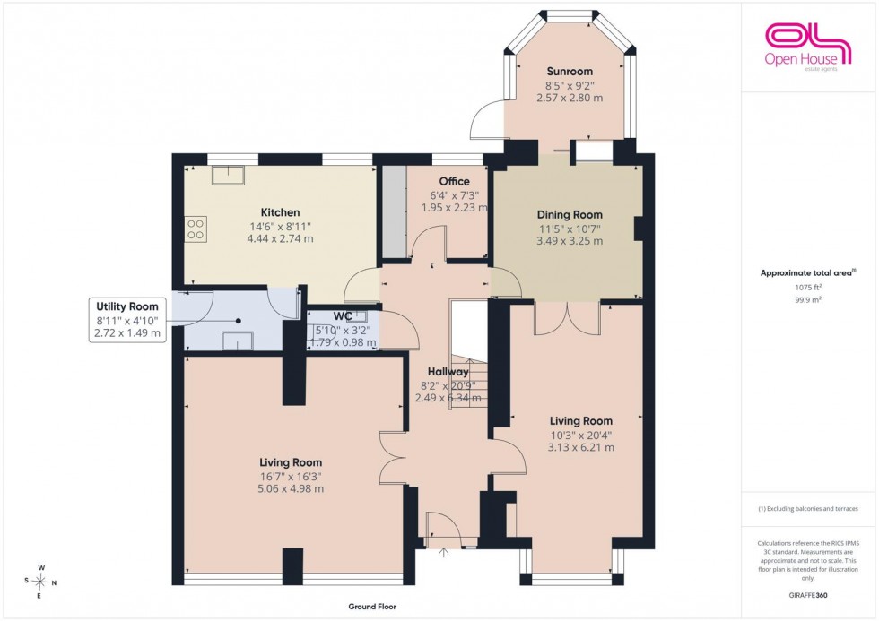Floorplan for Brisbane Way, Cannock