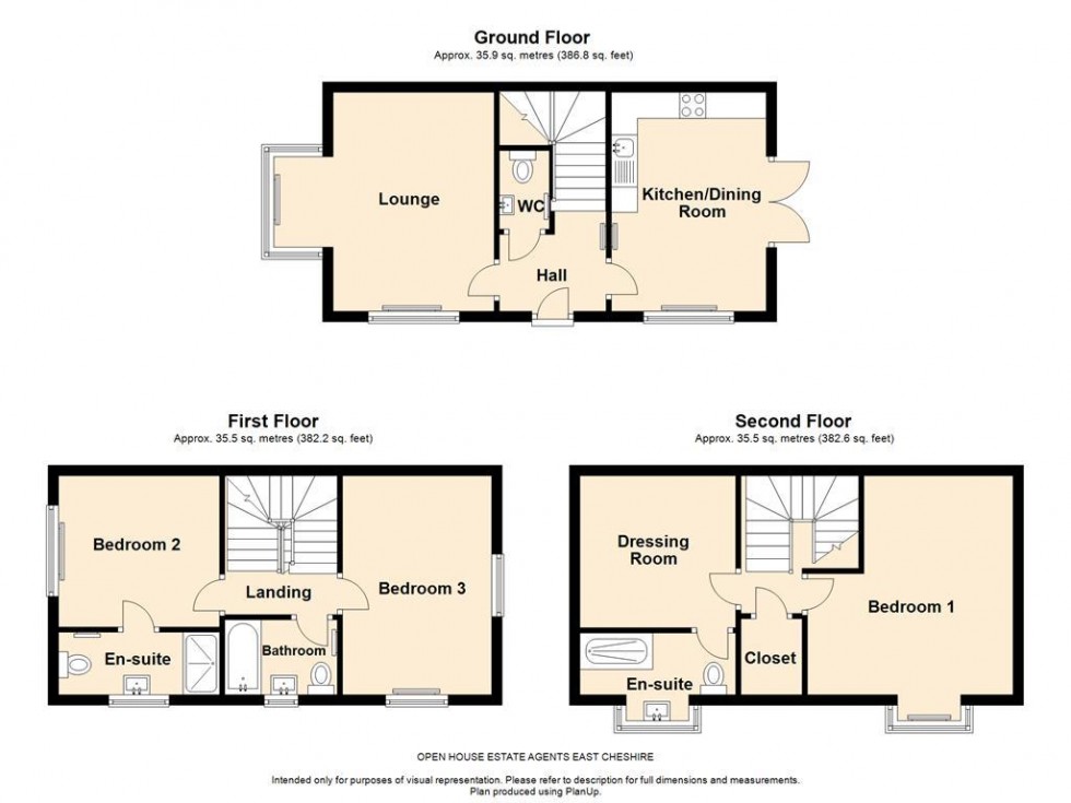 Floorplan for Juniper Close, Holmes Chapel, Crewe