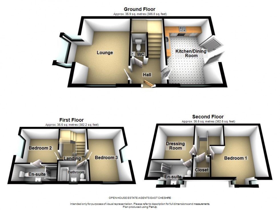 Floorplan for Juniper Close, Holmes Chapel, Crewe